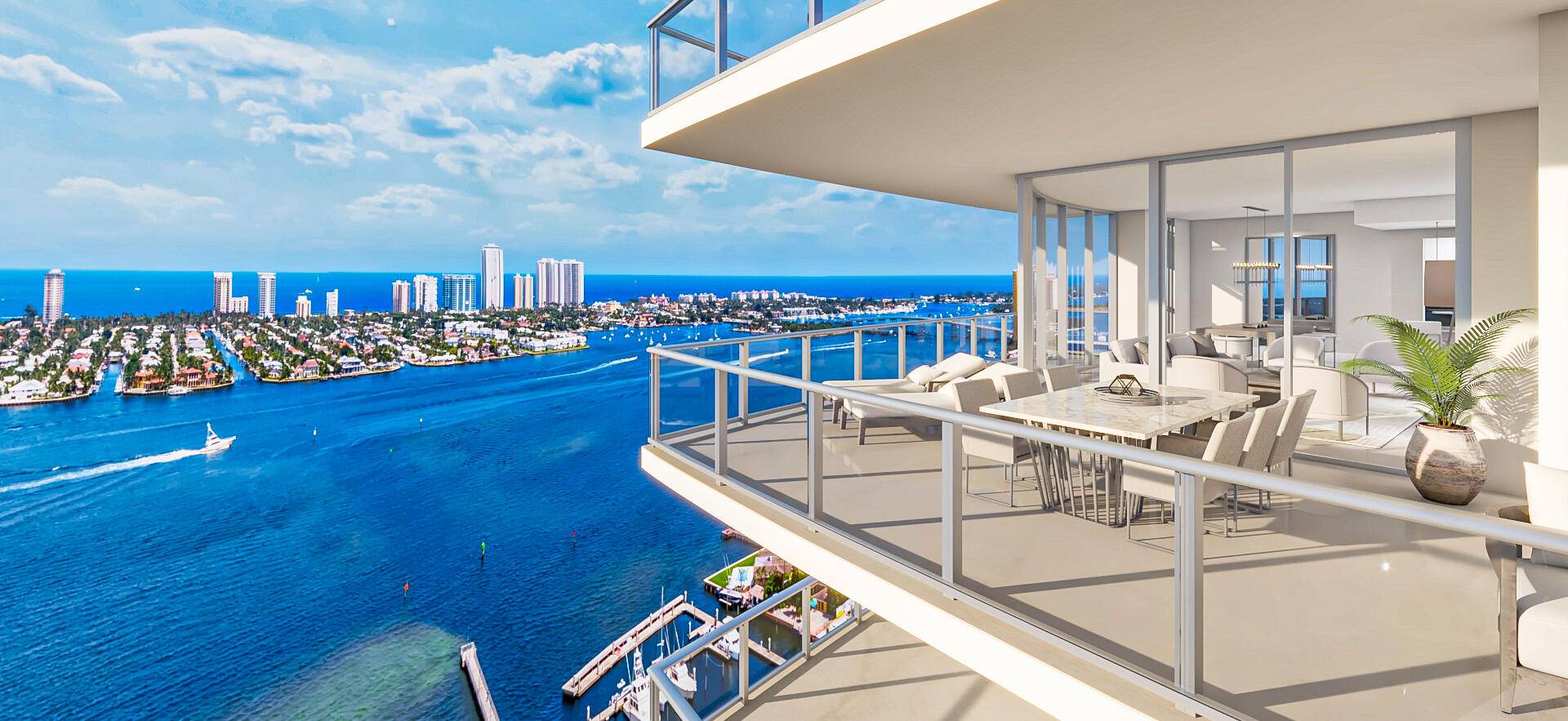 Nautilus 220 is a new luxe waterfront development under construction alongside a marina with 330 condominium residences in two, 24 storytowers, a one acre outdoor amenity deck, the SeaHawk Prime ...