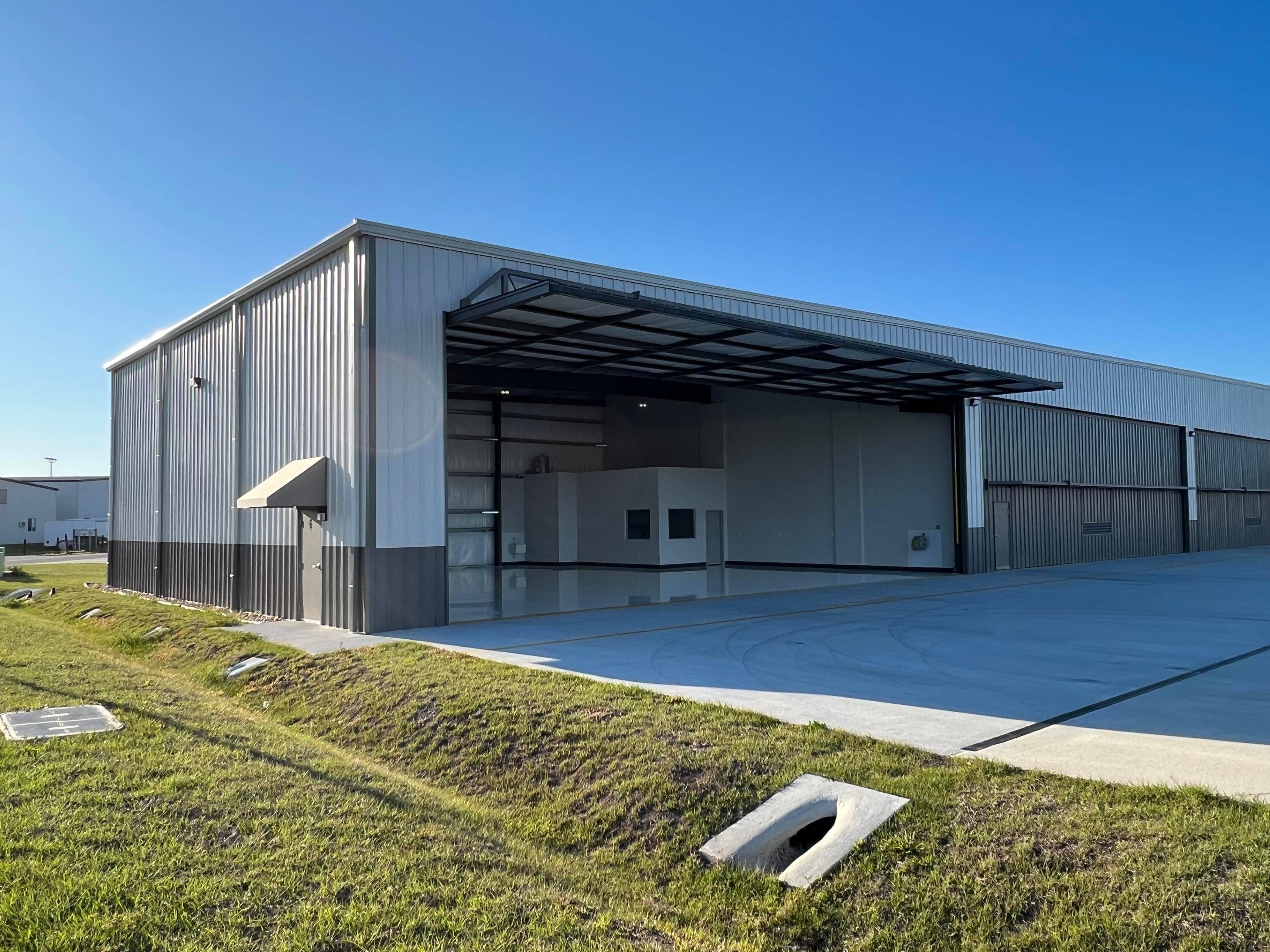This BRAND NEW state of the art hangar boasts a spacious 65'W x 60'D floor plan, providing ample room for aircraft storage and maintenance located at Ormond Beach Municipal Airport ...