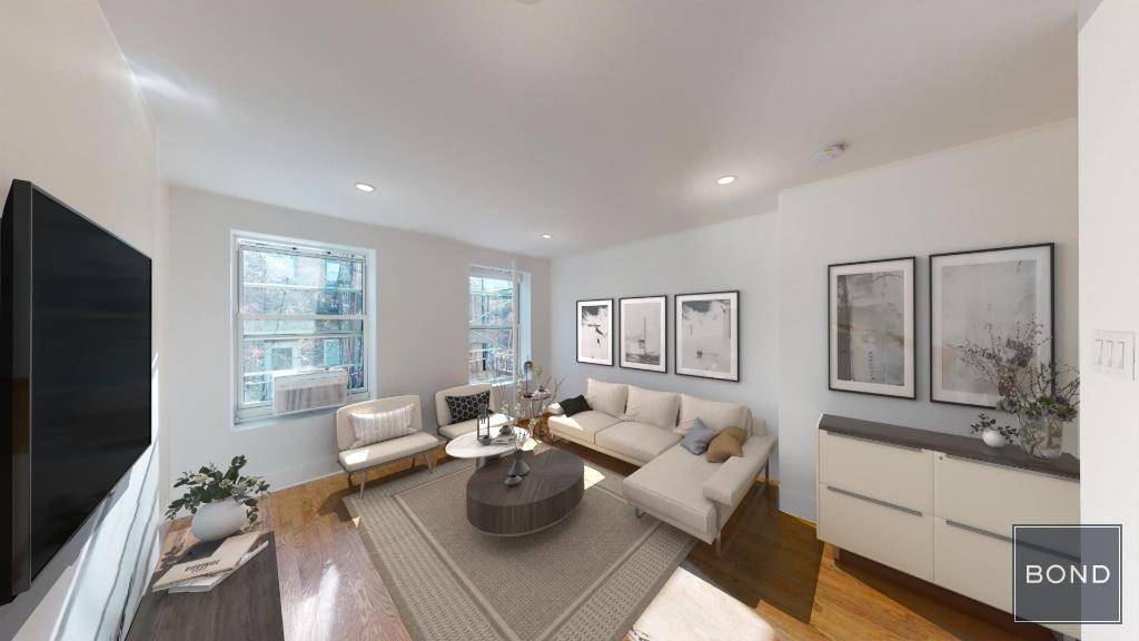 Gut renovated 1 bedroom in prime West Village features spacious living room, brand new kitchen with stainless steel appliances, dishwasher and microwave, washer dryer in the unit, good size bedroom, ...