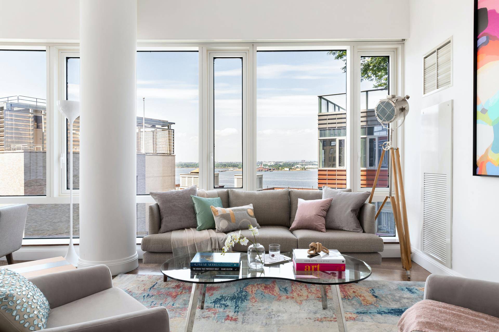 Experience the pinnacle of downtown Battery Park living, a rarely available highest floor 2 Bedroom 2 Bathroom L line of modern design combined with the premier standard in luxury living.