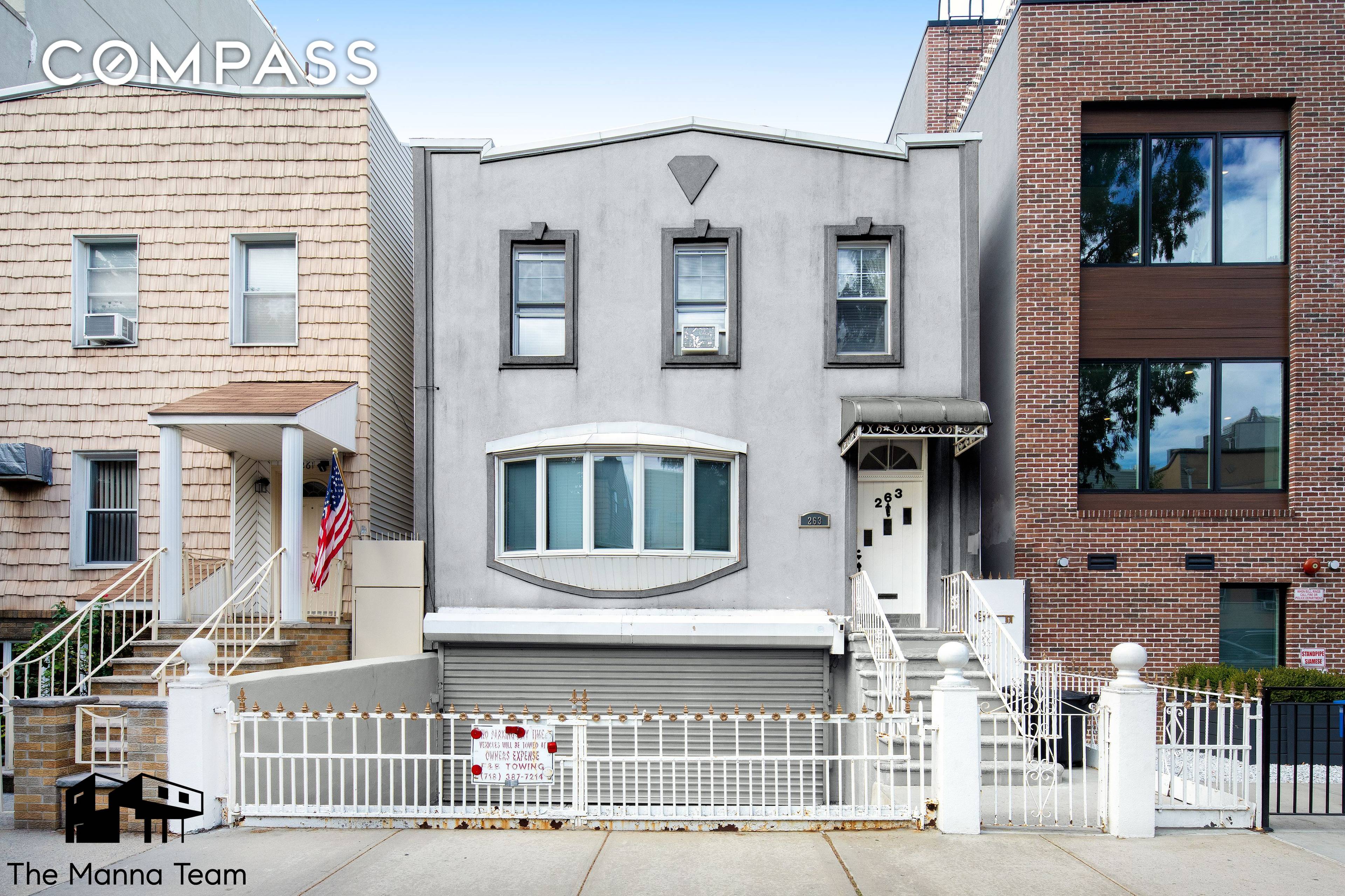 Wonderful Williamsburg living awaits in this beautiful two family home featuring a private two car garage, huge private outdoor oasis and an unbeatable Brooklyn location.