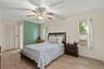 Spacious primary bedroom retreat featuring a bright and airy layout, offering a comfortable and private space to unwind. The room provides ample natur