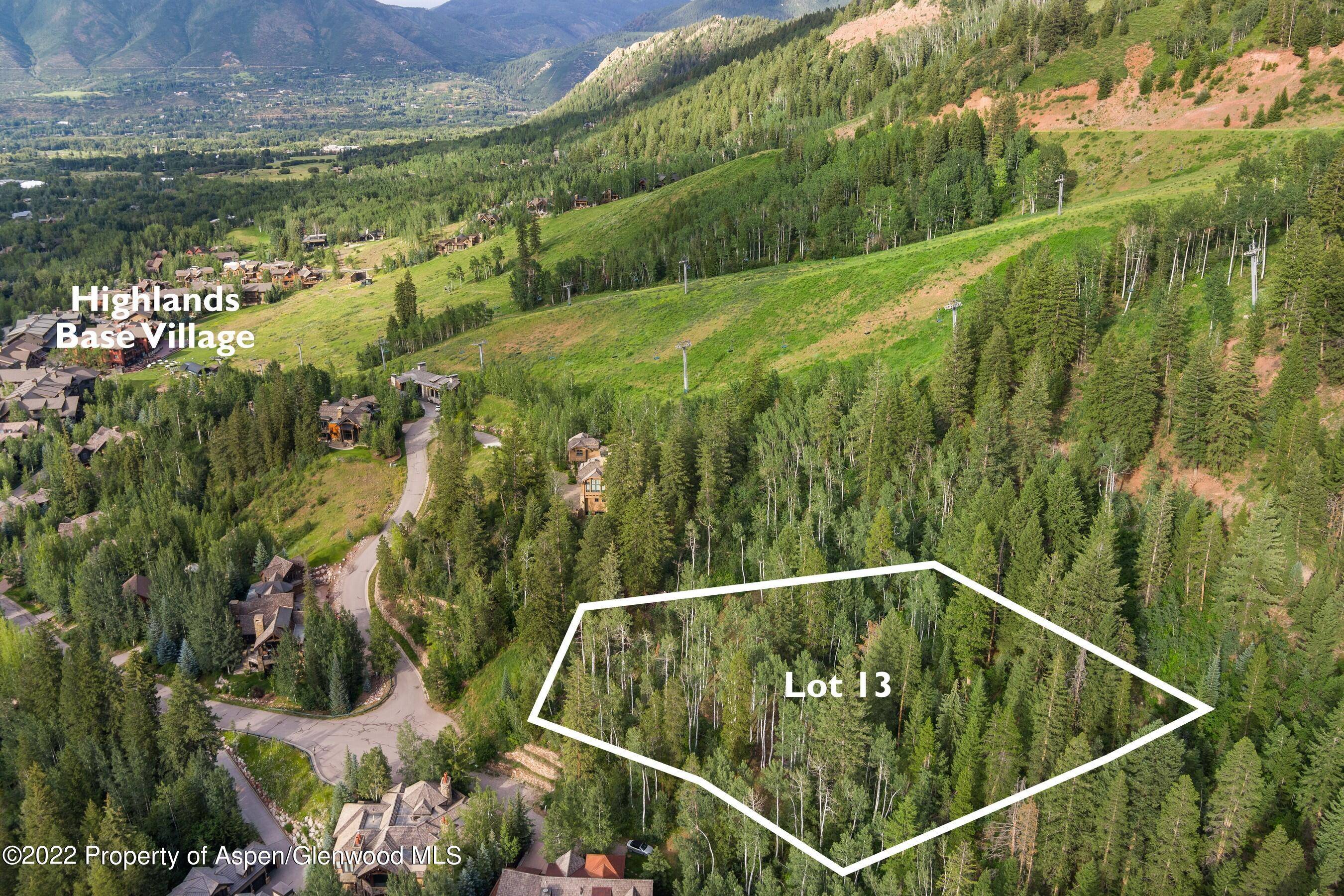 This is a rare opportunity to develop a trophy home on one of the last remaining ski accessible lots in all of Aspen.