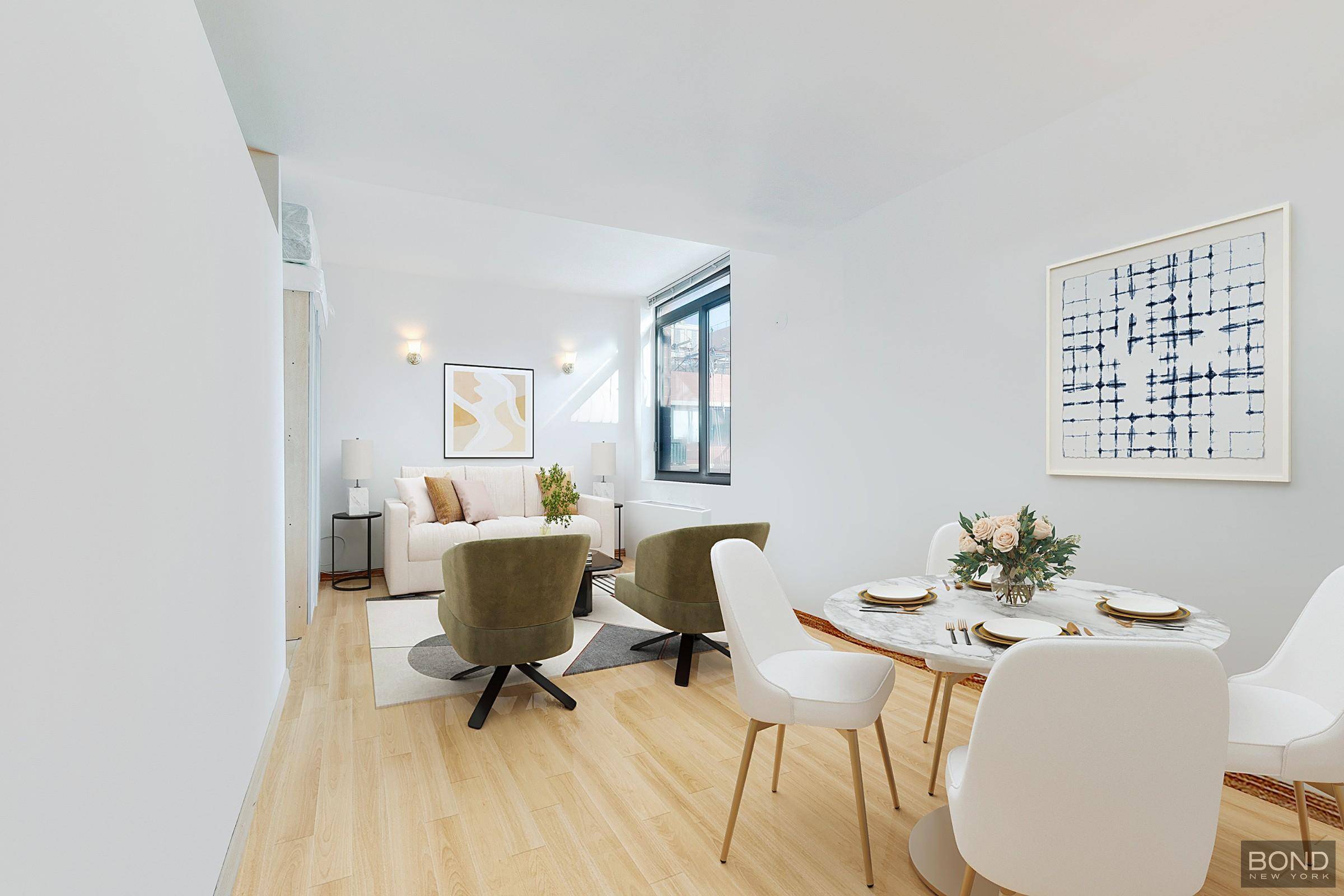 This charming junior one apartment in the heart of the Upper East Side offers beautiful oak floors, a spacious and comfortable open kitchen with full size appliances and generous counter ...