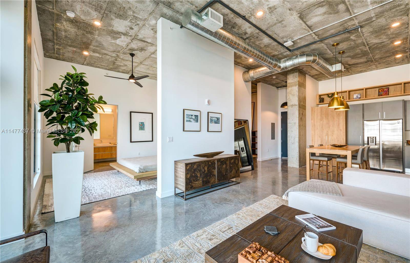 Newly built in 2023, loft style studio in the boutique Forge Lofts in Fat Village.