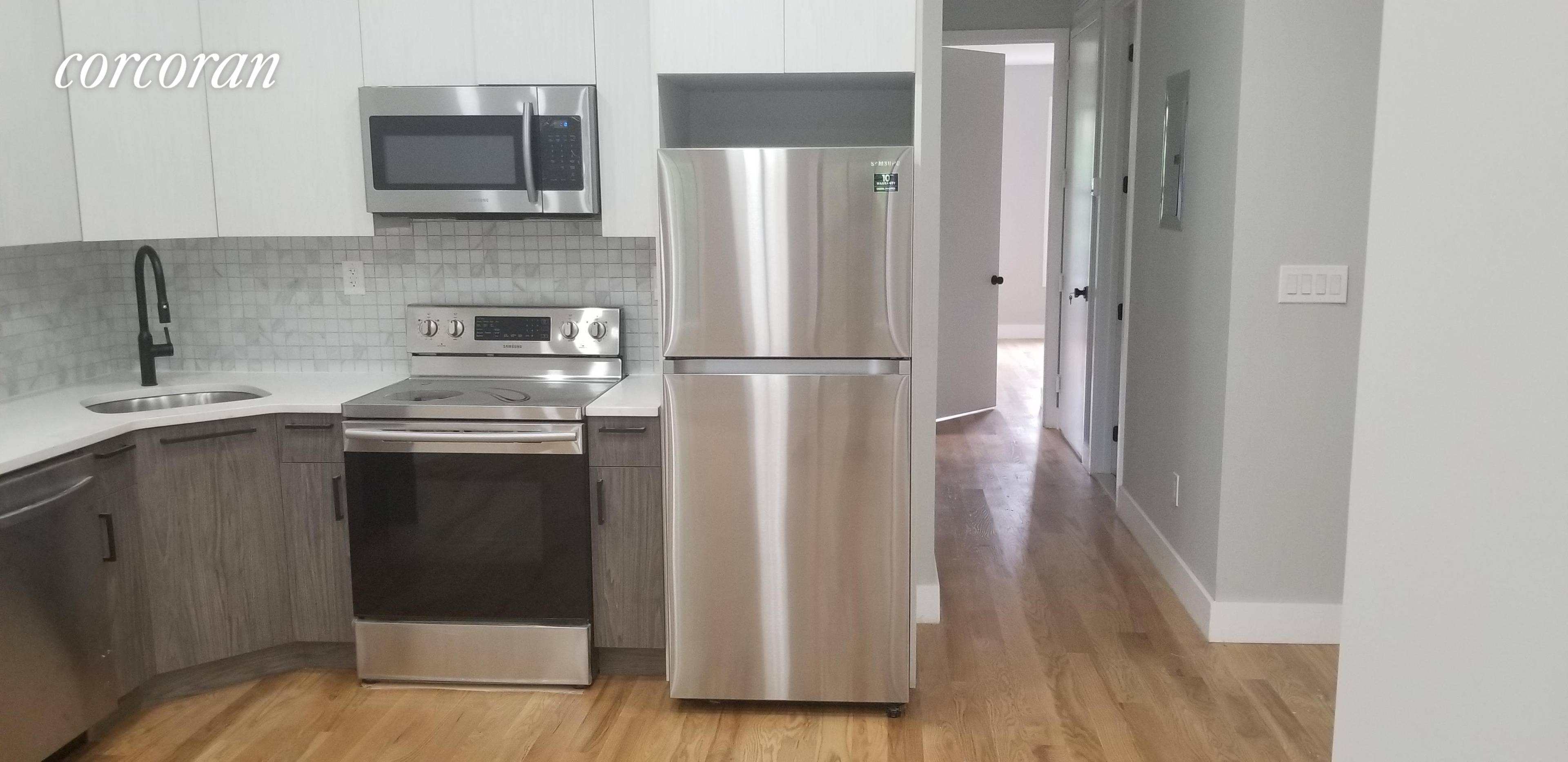 Lovely newly renovated 3 bedroom, 2 bath unit, in a lovely townhouse in the East New york area of Brooklyn, transportation is close by.
