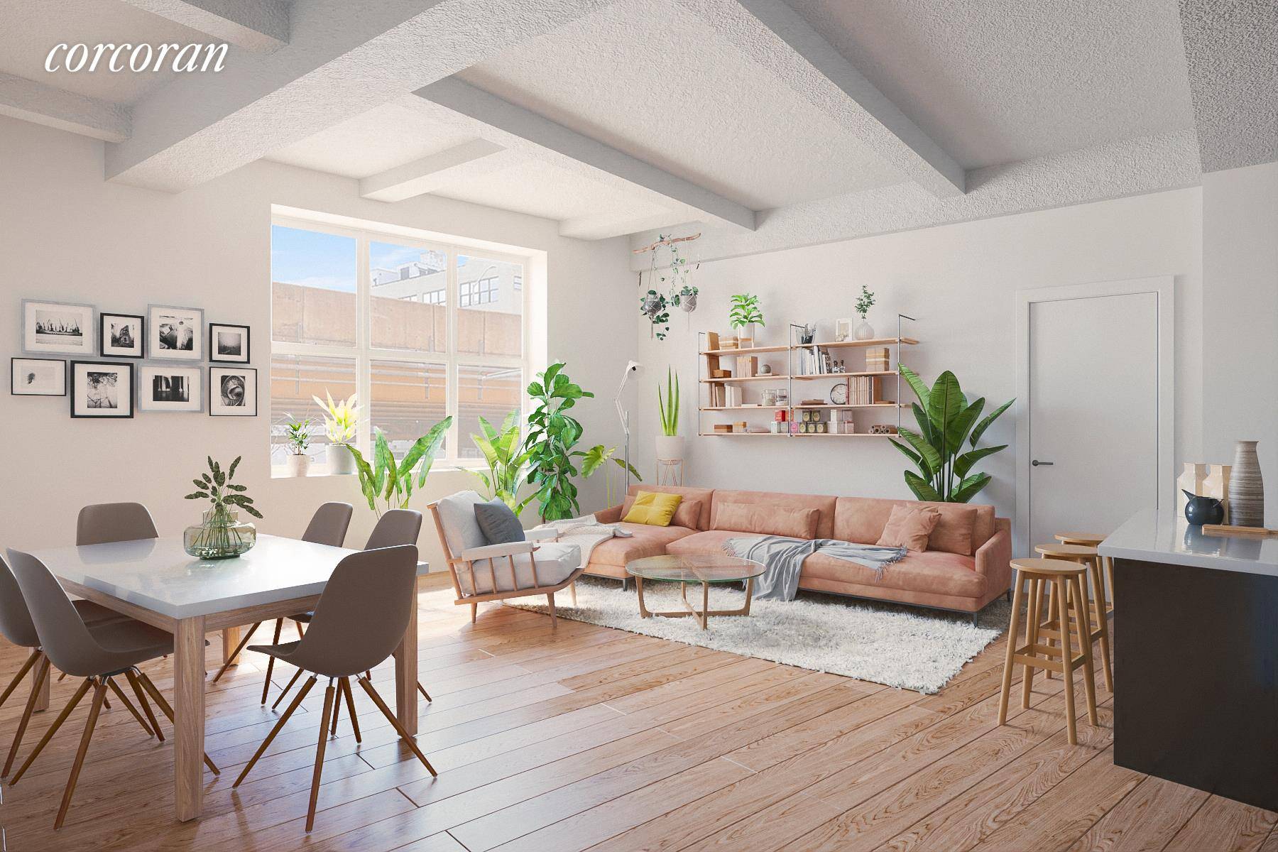 Experience authentic loft living at the redesigned 275 Park AvenueThis expansive 3 bedroom home is an incredible 1400 square feet with soaring ceilings, oversized windows, and wide plank hardwood floors.