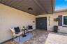 Welcoming front entry with double front doors