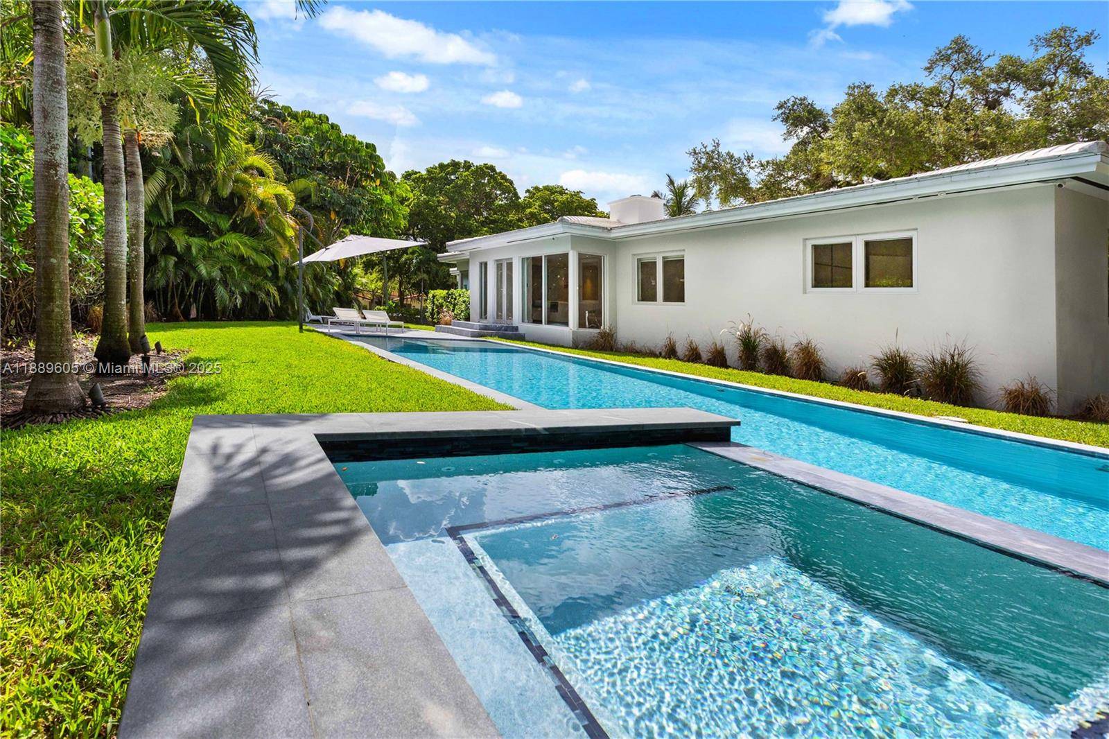 Beautifully updated amp ; thoughtfully redesigned, this 3 bedroom, 2 bath home sits on a 14, 000 sq ft corner lot in one of Coral Gables most desirable neighborhoods.