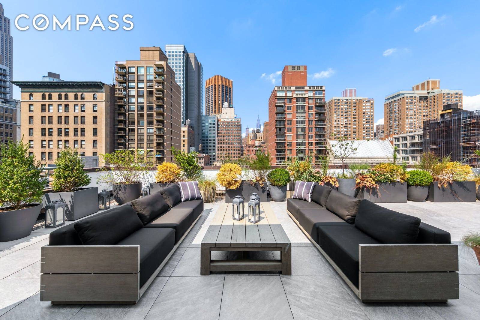 One of a kind designer duplex penthouse with landmark views.