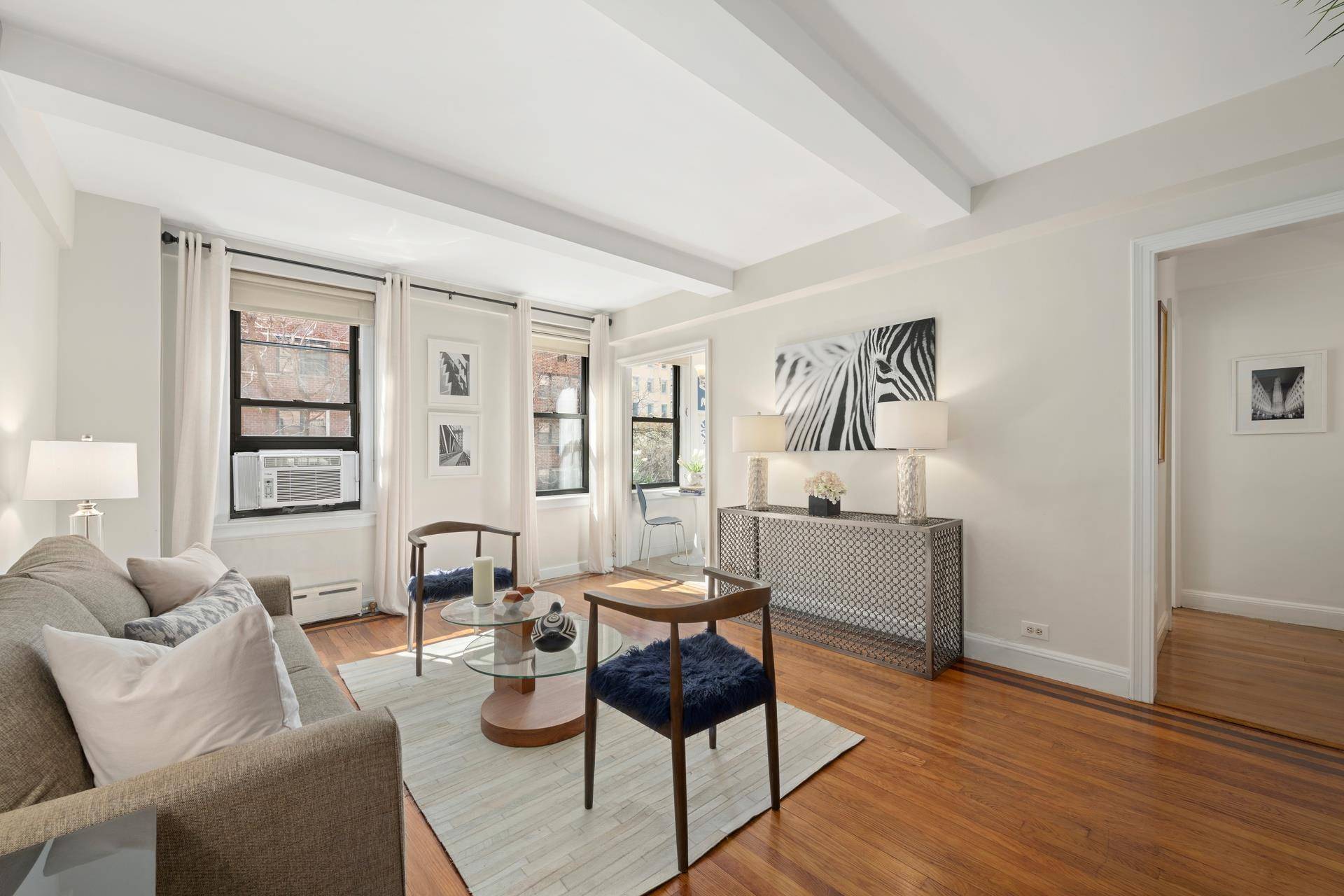 Price adjustment Oversized charm priced to move, this sunny south facing and immense 1 bedroom located at 321 East 54th Street Apartment 3B, New York, NY 10022 offers fabulous light, ...