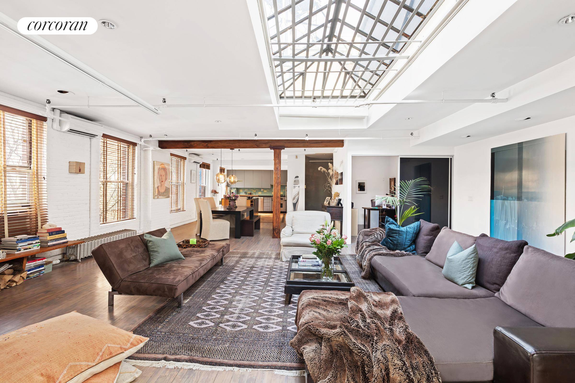 33 Bleecker Street 6B. Enjoy the spectacular light, airiness and design of this 3 Bedroom 3 Bathroom home office, 2600 SF Loft with North West exposures.