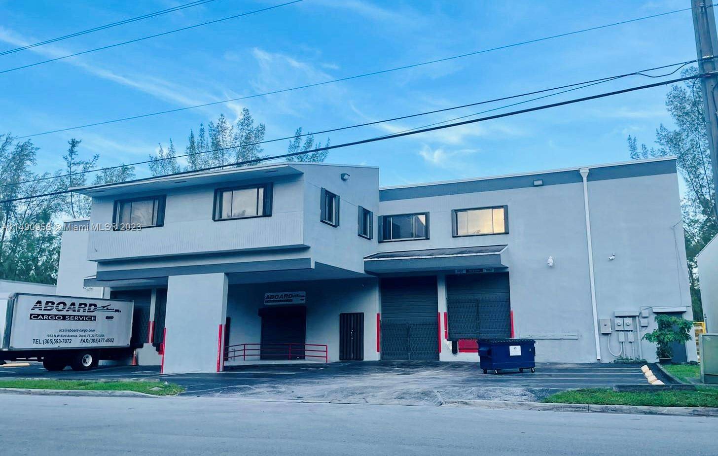 Great opportunity to be the owner of a warehouse office free standing building in the heart of Doral.