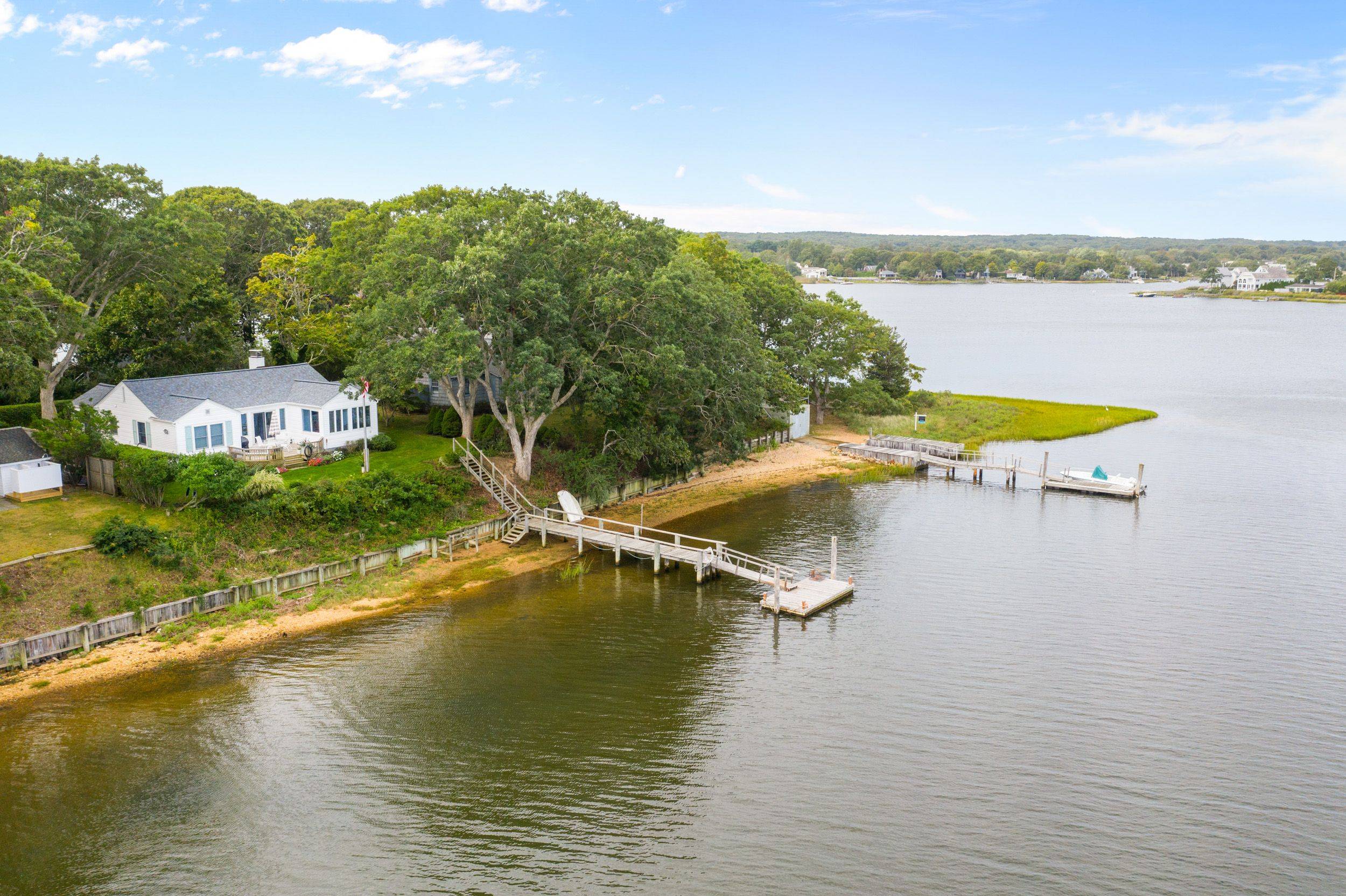 Waterfront with Dock in Sag Harbor Village!