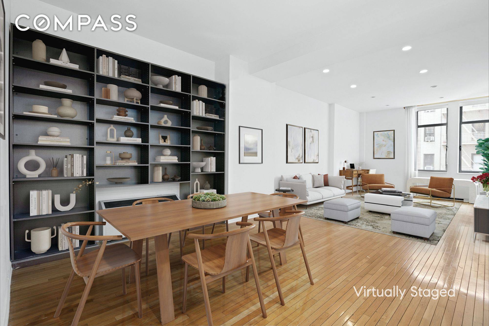 Renovated 3 BD Loft with Soaring 11 ft Ceilings Inside Amenity Filled Luxury Chelsea Condo The pin drop quiet home is located at the end of the hall for ultimate ...