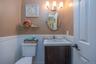 Lavatory on the main level.