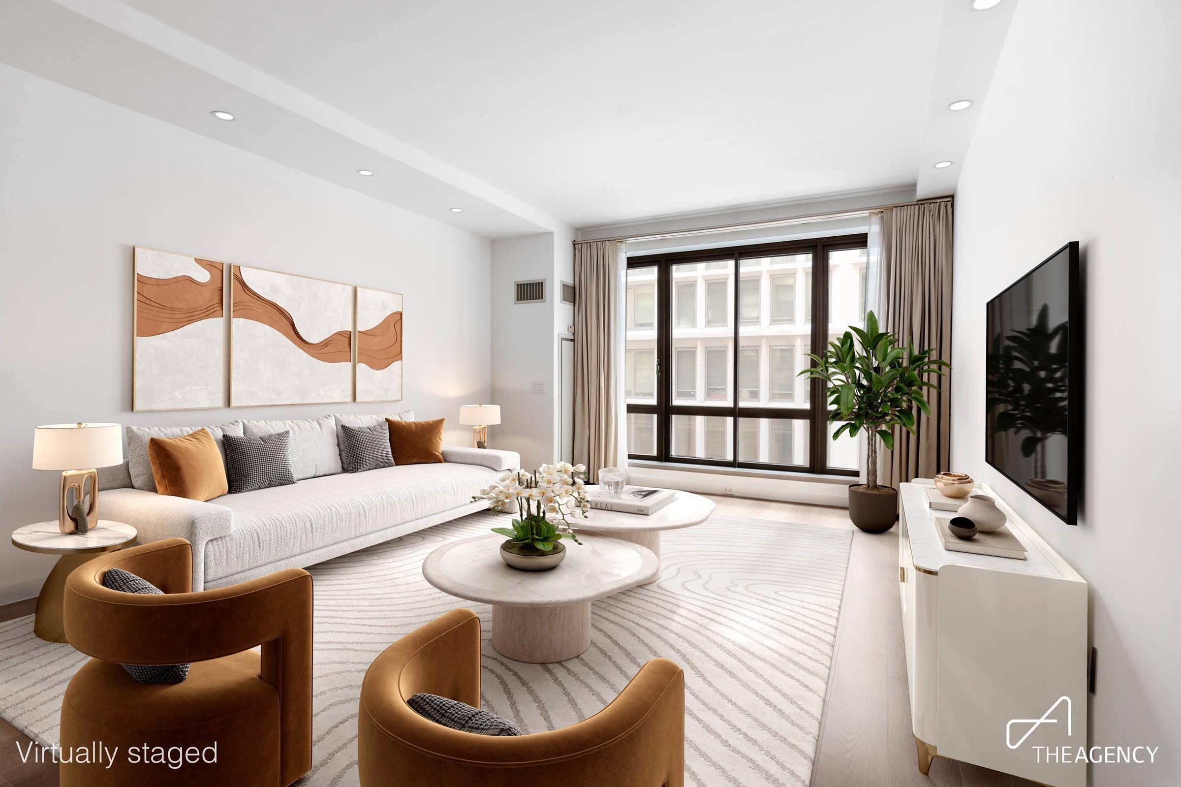 Located in the distinguished Flatiron District, Apartment 4D at 4 West 21st Street captures the essence of modern elegance with its expansive interiors and exceptional location.