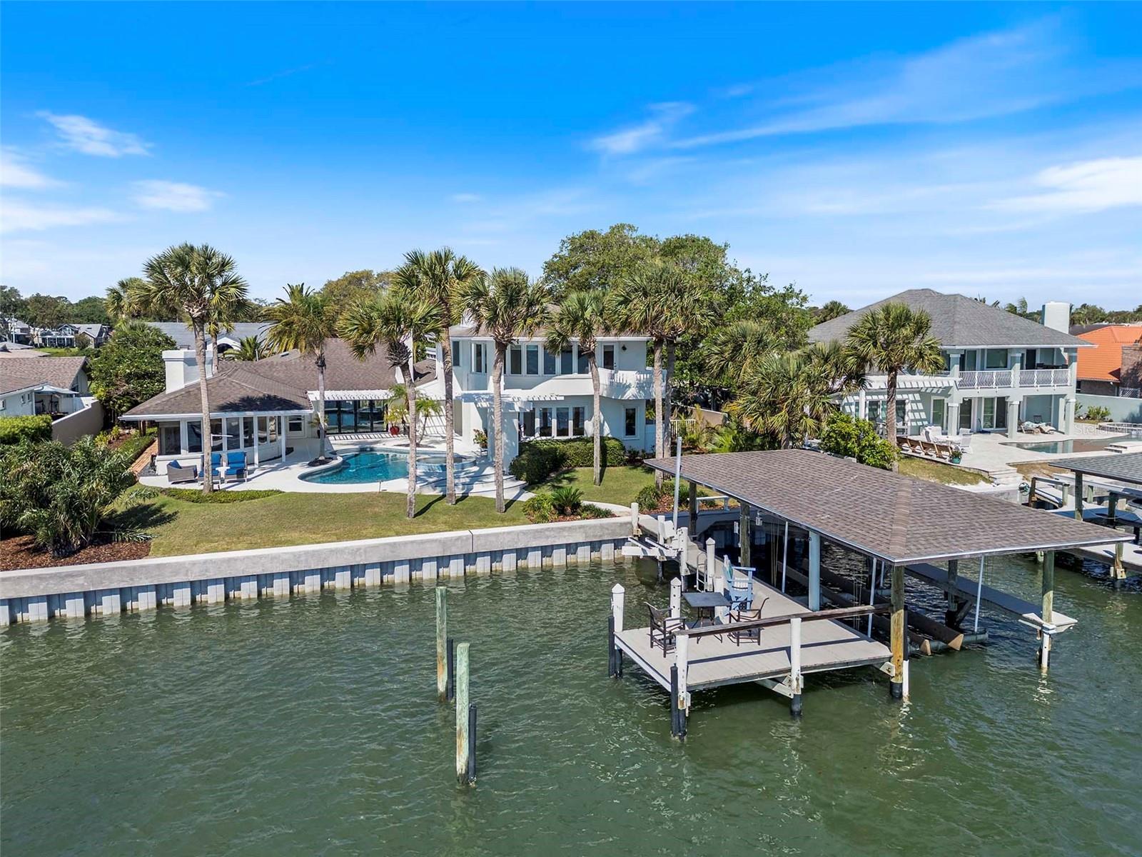 1215 Commodore Drive. 100' of Intracoastal Front Serenity. Seawall completed in 2026.