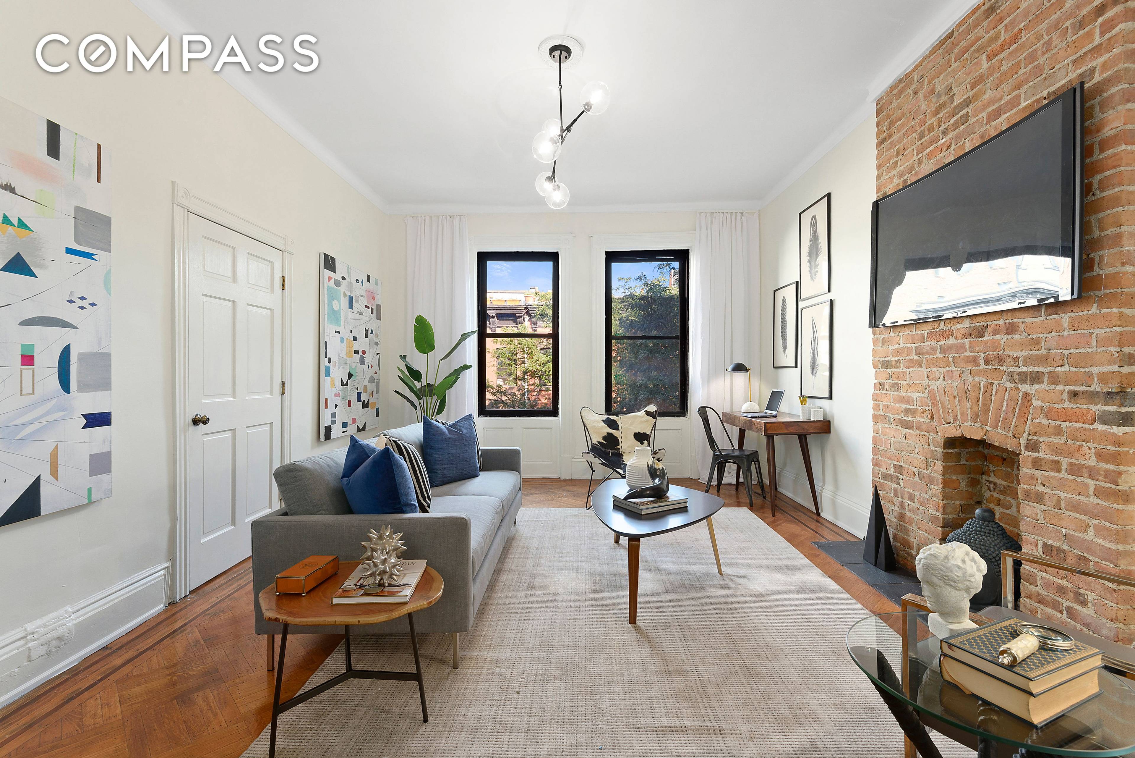 A spacious 1BR home in move in condition with a dining room, high ceilings, beautiful light, and a W D in prime Cobble Hill.