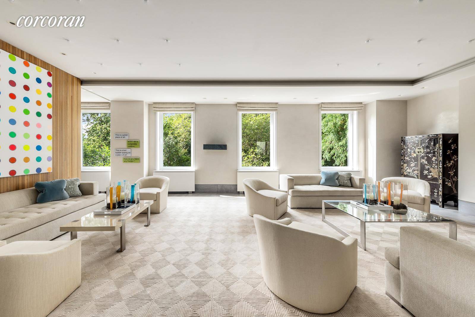 944 Fifth Avenue's 3rd Floor Residence is thoughtfully designed by Leroy Street Studios, and is an exceptional full floor home located in one of Manhattan's most recognized addresses.