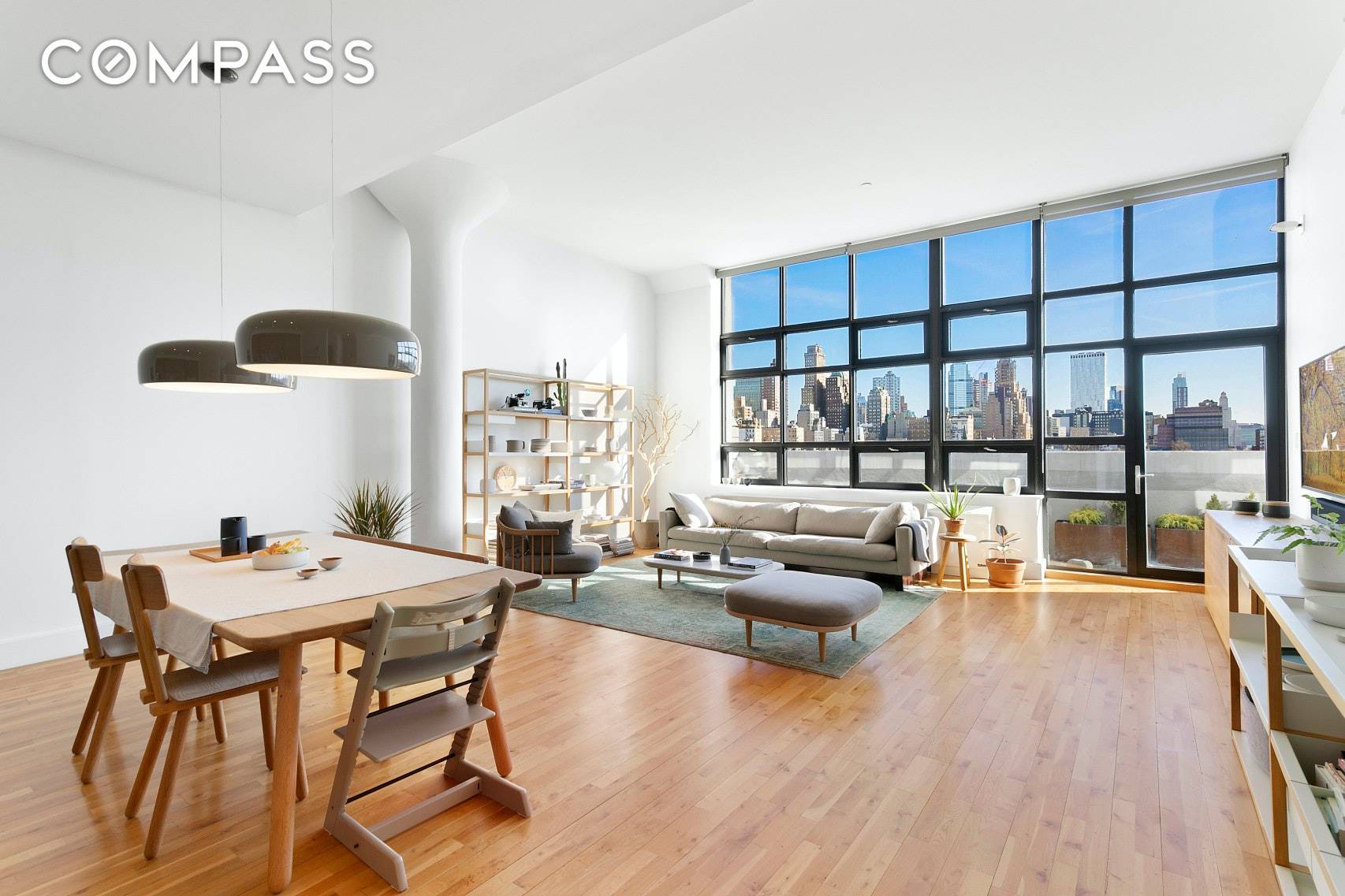 Stunning 1493 s f condo loft apt with 186 s f terrace, enjoying unobstructed eastern views of downtown Brooklyn skyline and sunrises This stunning 2 Bedroom 2 bath 1493 s ...