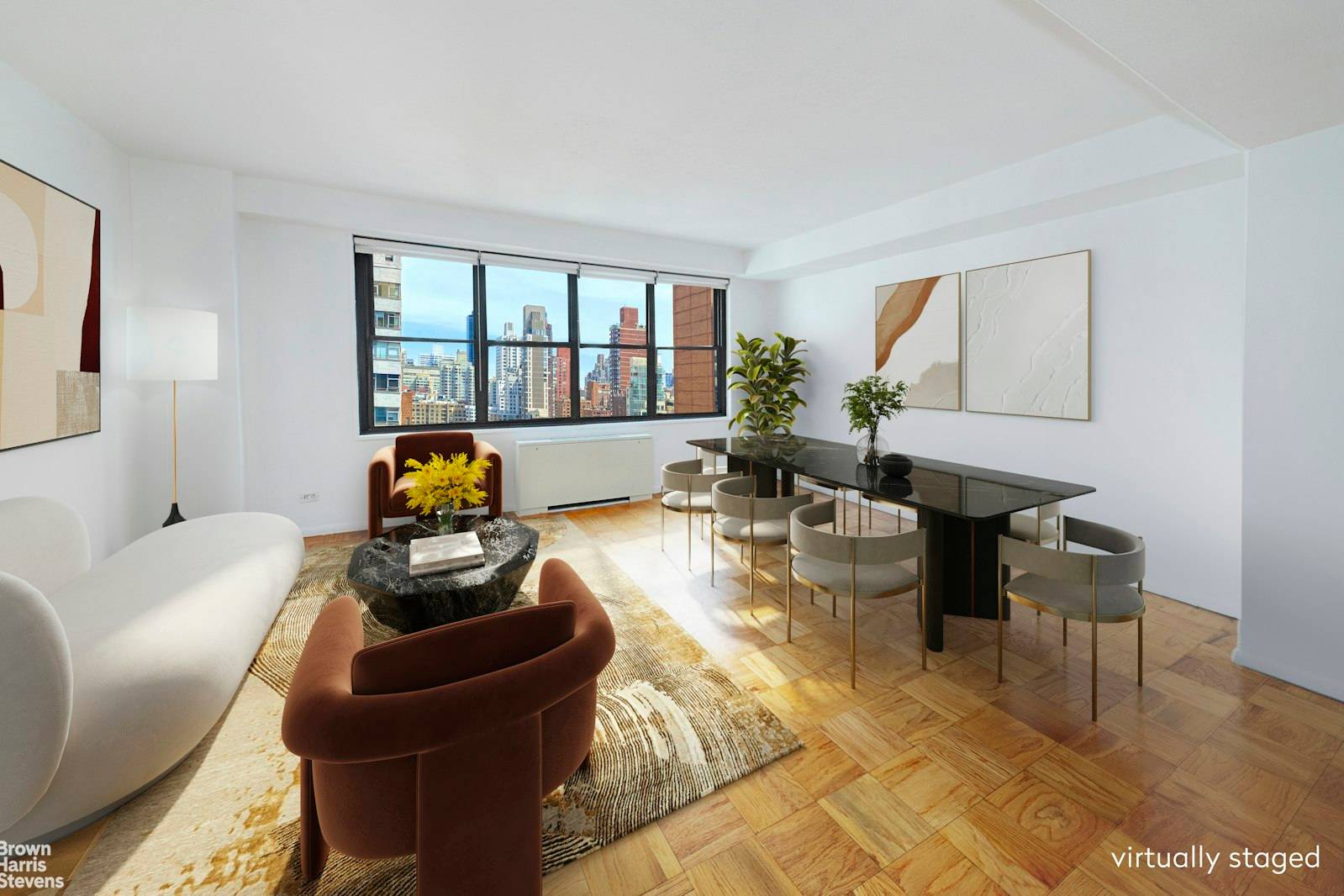 Enjoy high floor views, space and a quiet apartment with an exceptional floor plan.