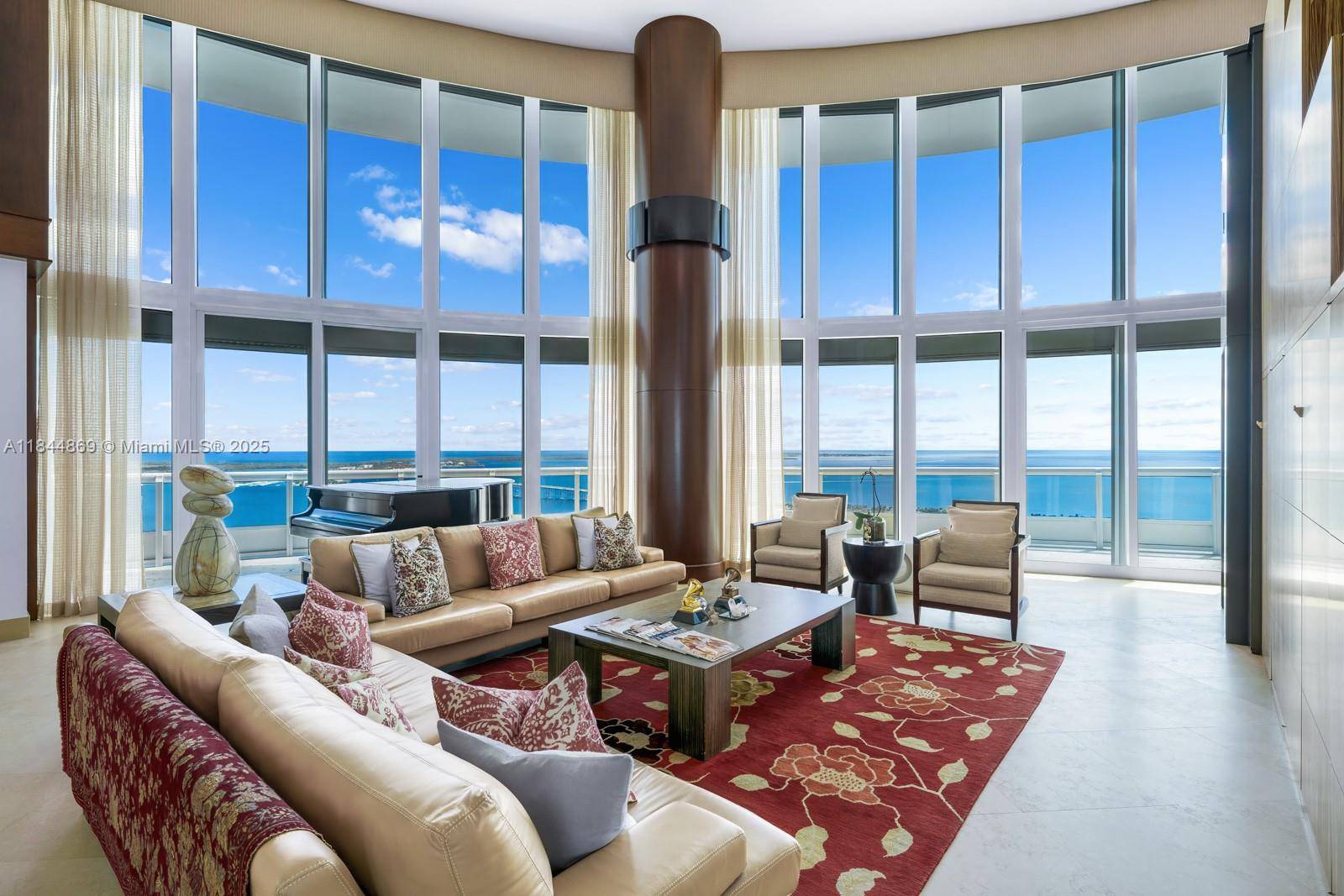 Discover this stunning 2 story corner residence at the iconic Santa Maria in Brickell.