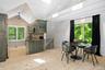 Barn kitchen and dining or office space