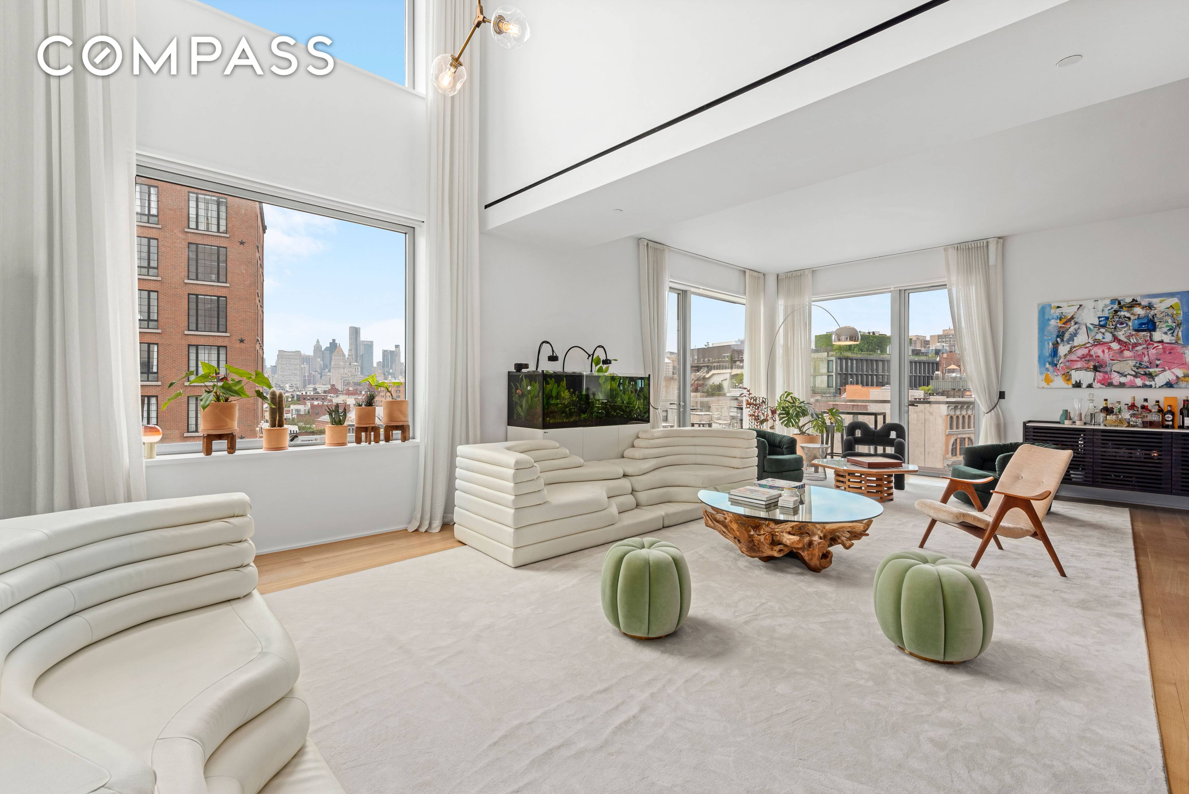 Welcome to this exquisite 2, 891 square foot duplex home in the heart of The Bowery.