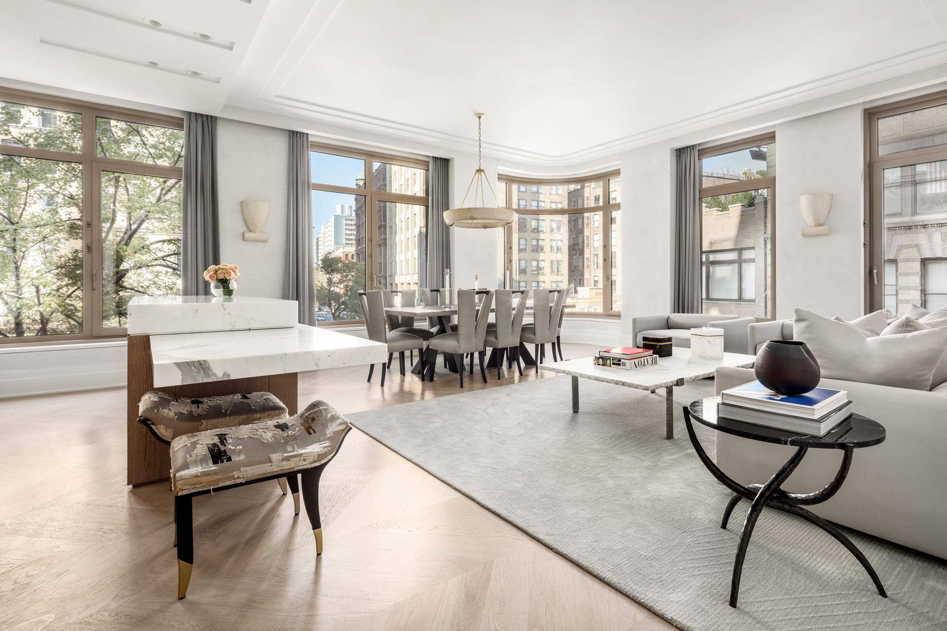Over 85 Sold Occupying the coveted Northwest corner of 40 Bleecker Street, residence 2B spans 1, 941 square feet, offering three bedrooms and three and a half bathrooms, imbued with ...