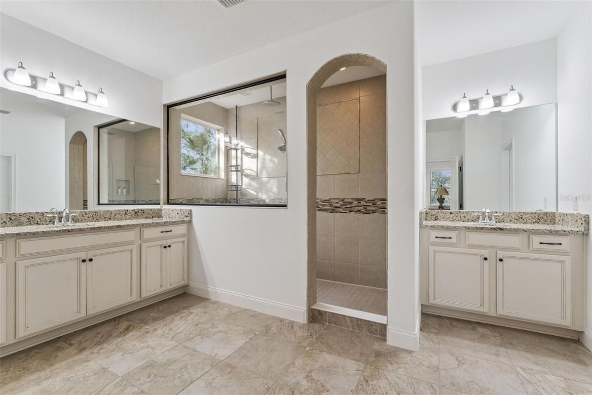 The Master Suite has 2 Spacious Walk-in Closets