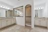 The Master Suite has 2 Spacious Walk-in Closets