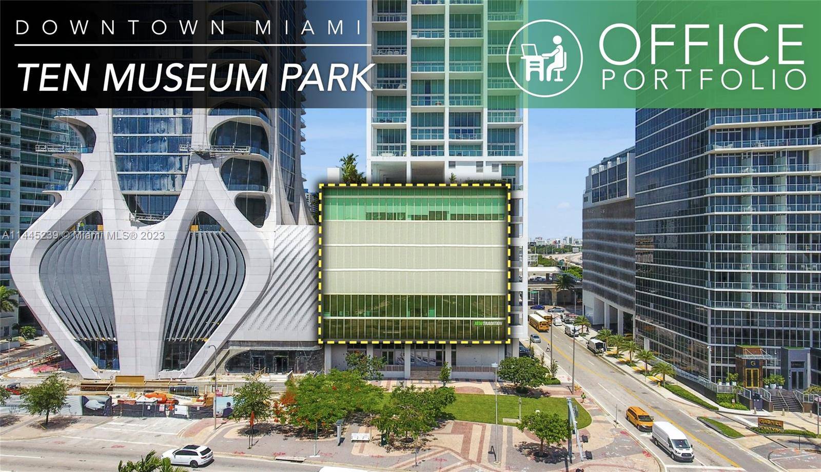 THE OFFERING Chariff Realty Group is pleased to offer an unprecedented opportunity to acquire the office spaces at Ten Museum Park, Miami s newest and most exciting mixed use building ...