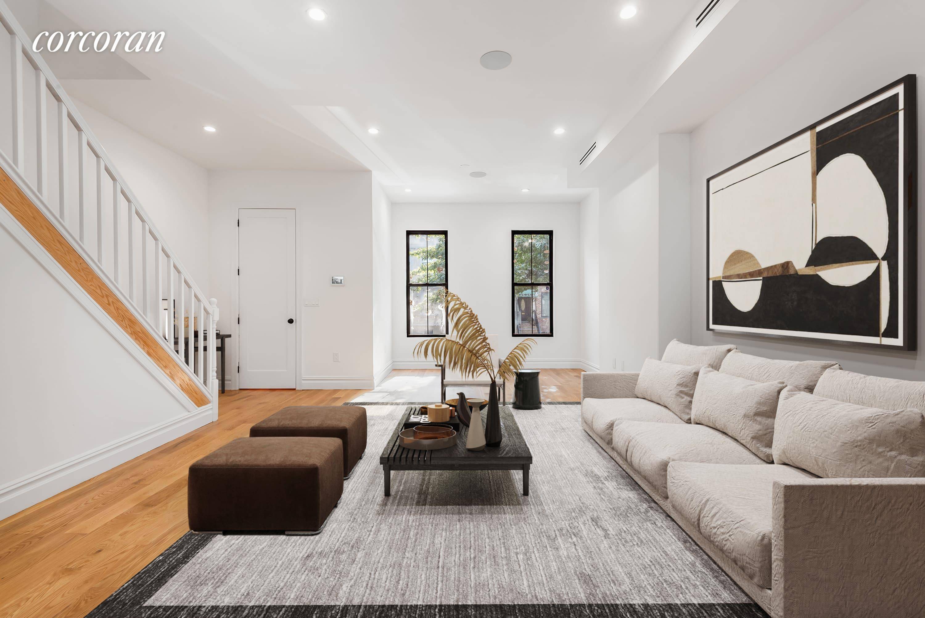 Welcome to 193 Cornelia Street, a beautiful, 2, 565 sq ft, two family townhouse, situated in the heart of burgeoning Bushwick !