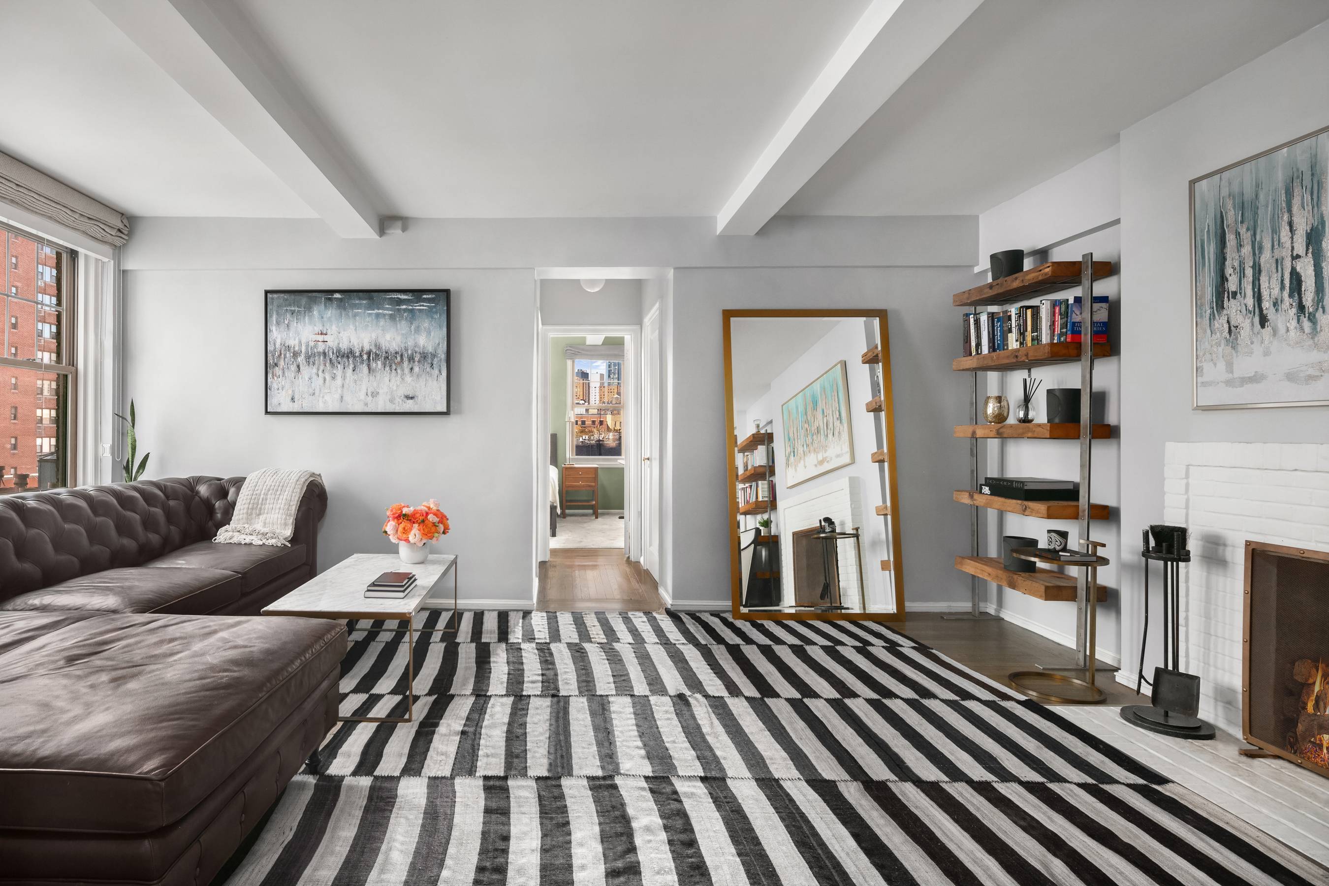 Combining classic pre war beauty with contemporary composition, this expansive one bedroom residence is a rare offering in one of the West Village's most iconic buildings.