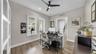 Office with barn doors