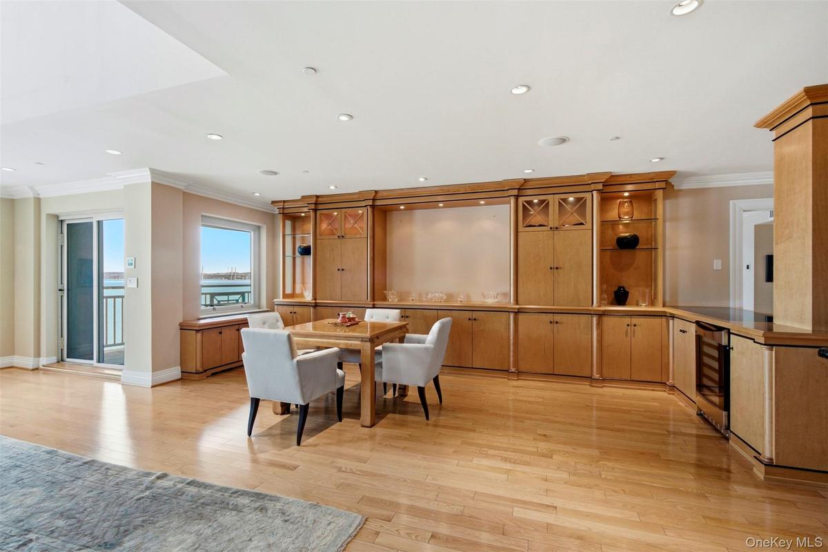 Formal Dining with custom built-ins.