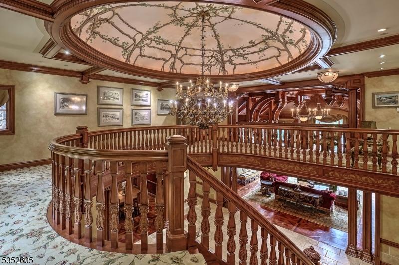Upper level of entry hall