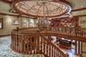 Upper level of entry hall