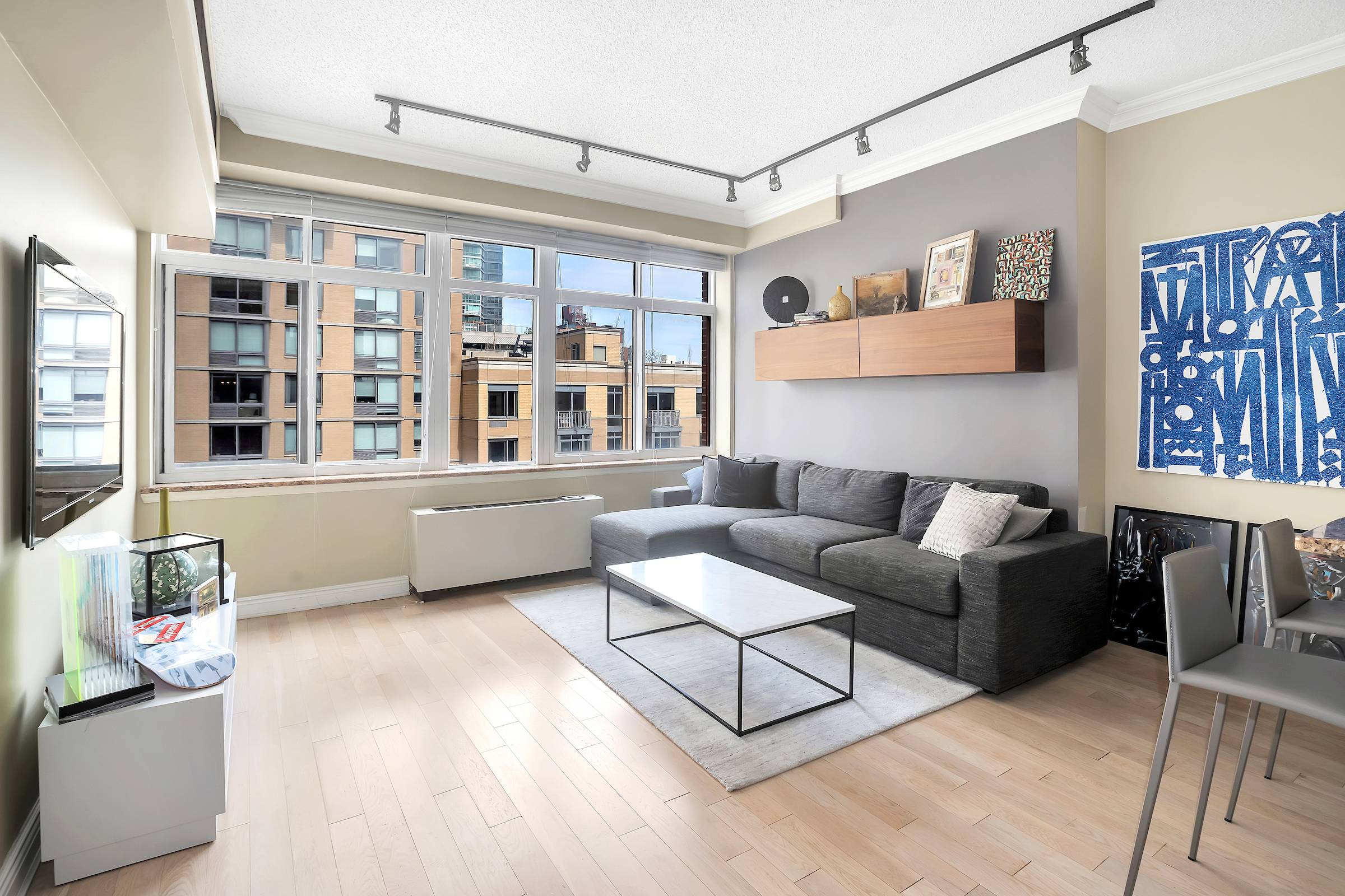 Apartment 5T is a rare one bedroom at the Citylights building because its Maintenance of 1, 138.