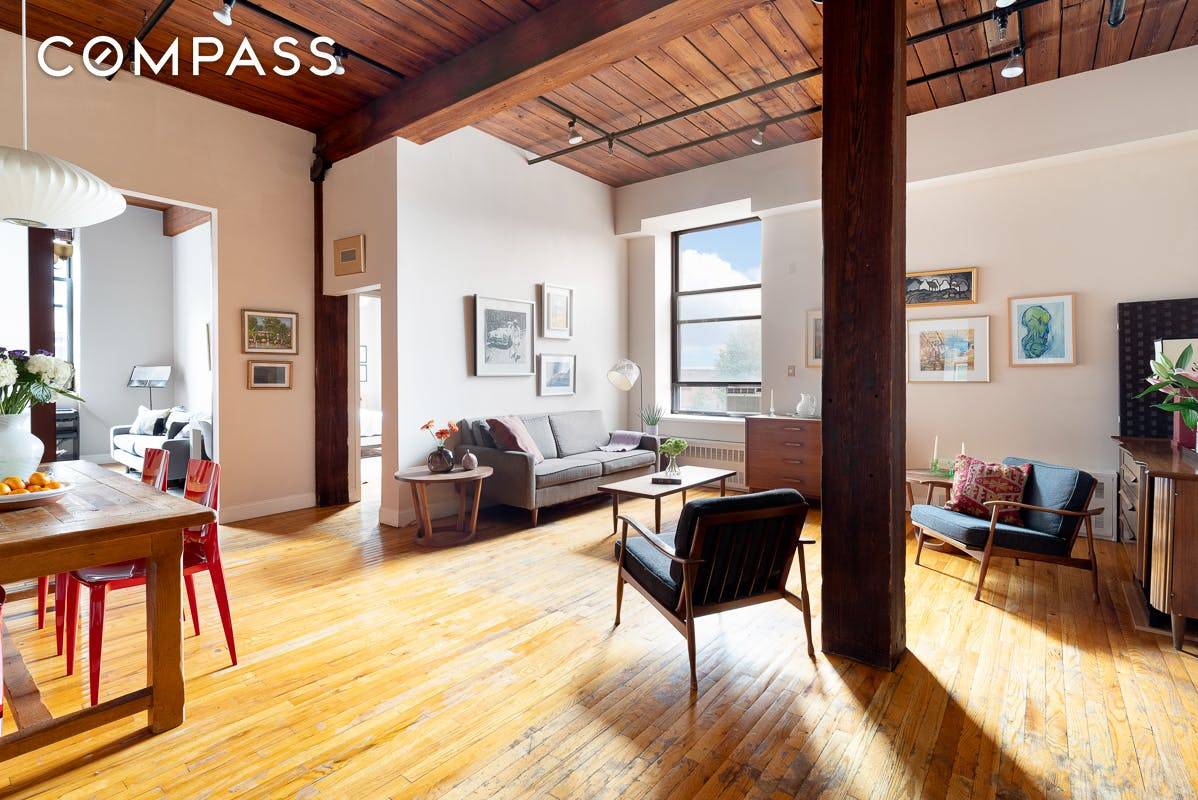 Refined loft living with PARKING in the Columbia Waterfront District.