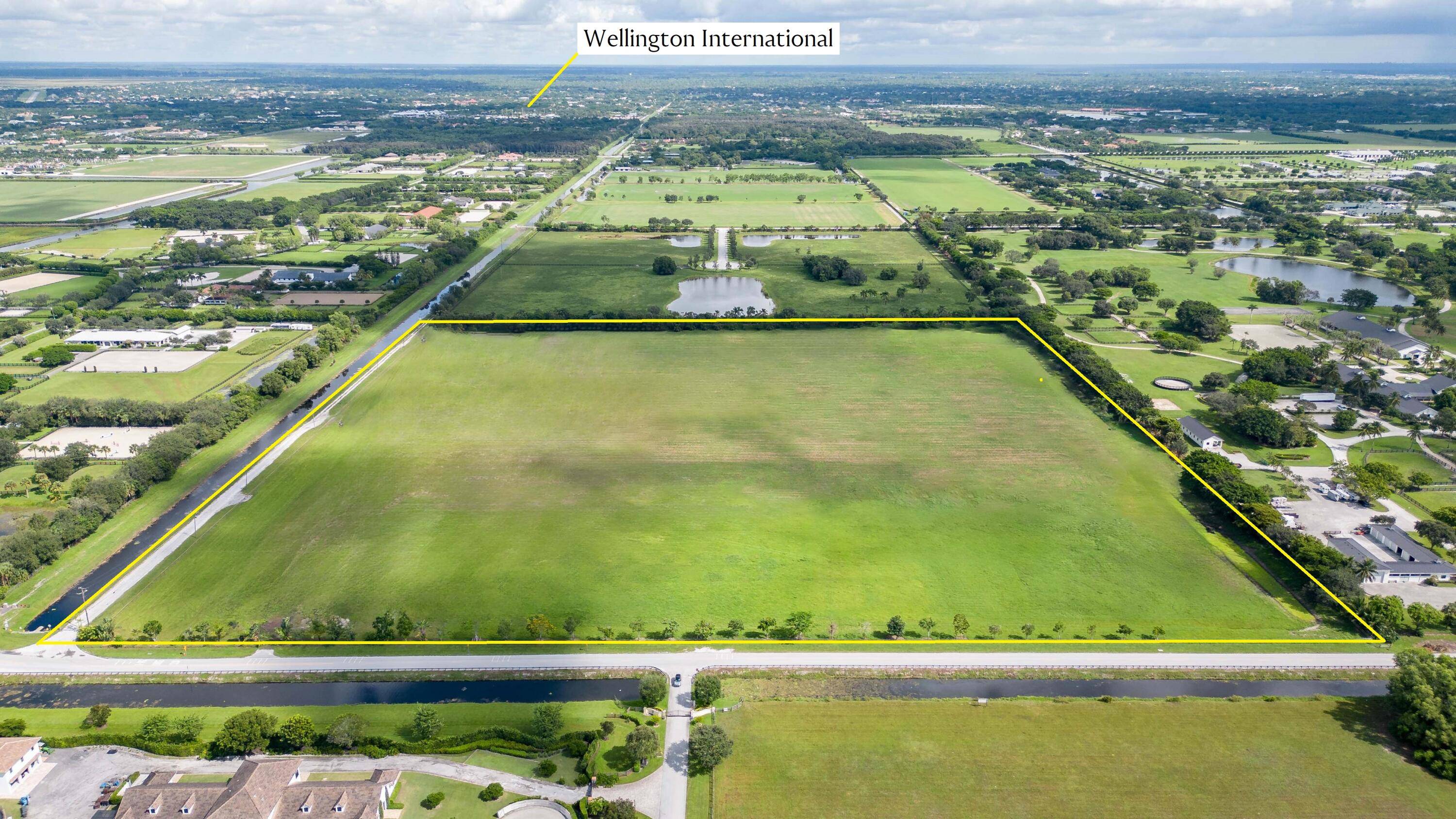Discover a rare and unparalleled opportunity in Wellington with this expansive 38 acre parcel of land, meticulously cleared and primed for your dream development.