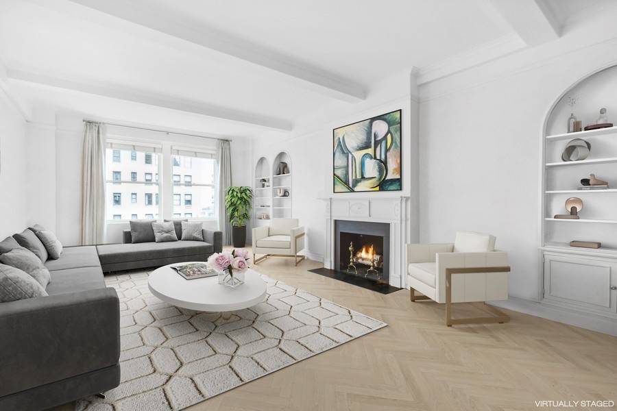 Apartment 8A at 911 Park Avenue, a White Glove Co op is truly an extraordinary 10 Room Prewar Apartment with grand proportions, has 3 Bedrooms, a Library could be 4th ...