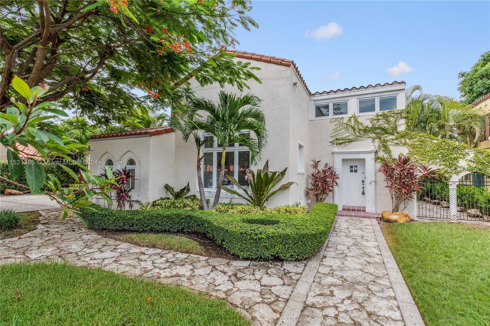 Welcome to this charming 2 story gated home in the heart of Coral Gables.