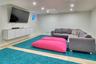 Living room featuring light hardwood / wood-style flooring