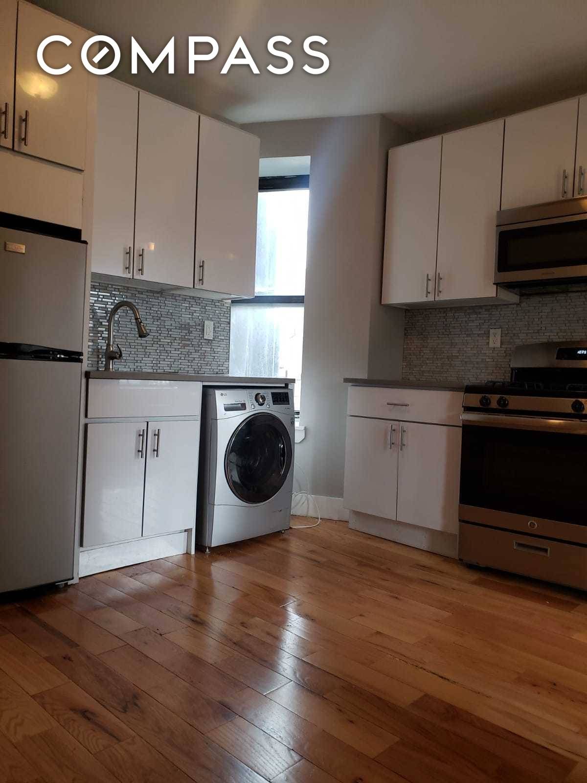 Full Sized Bedrooms Stainless steel Refrigerator Dishwasher Great Kitchen Excellent location in the Bronx Utilities included Heat and Hot water Friendly on site super.