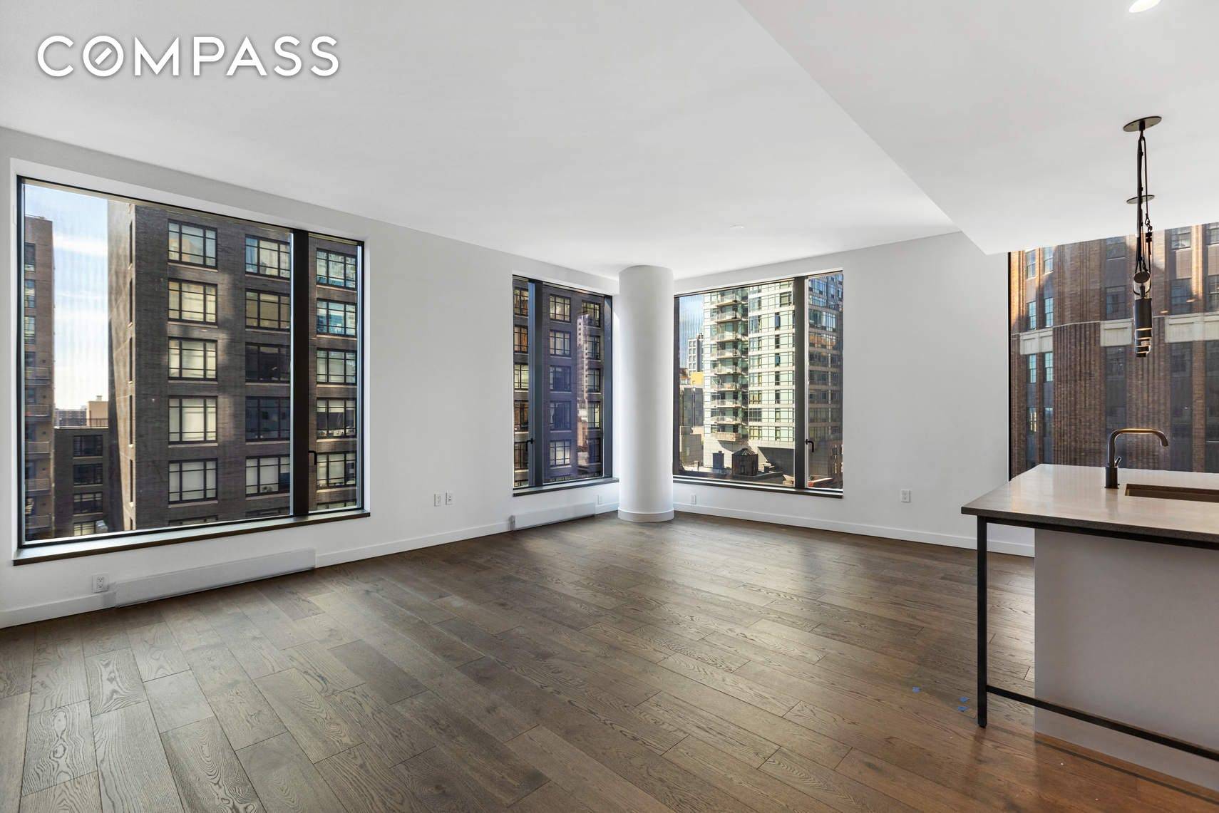 Corner Two Bedroom Two Bathroom Unit with Views Residence 9L features a split two bedroom, two bathroom layout in the Heritage palette, with views over the 11 Hoyt park to ...