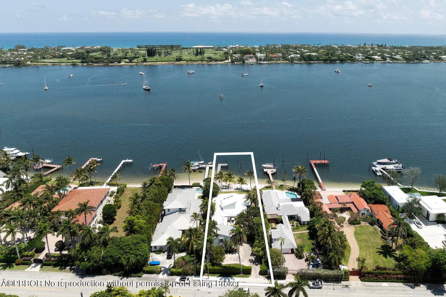 Fabulous Key West Style 5 Bedroom, 4 Bath Direct Intracoastal Pool Home with Amazing Intracoastal Views, a Wonderful Sandy Beach, Ocean Access, and Dock with a Sea Wall situated on ...