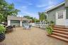 2 car garage with pavers