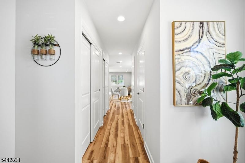 Hallway, closets